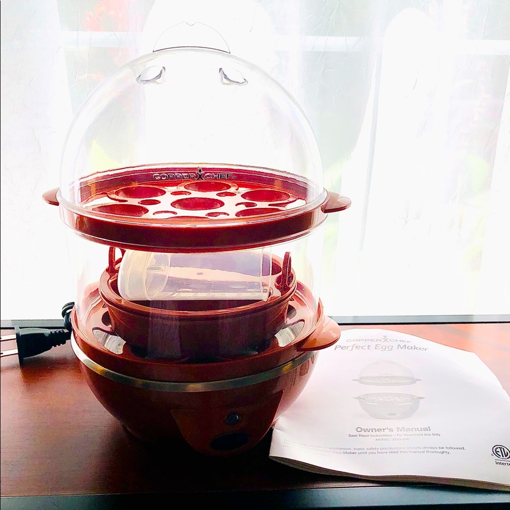 COPPER CHEF PERFECT EGG MAKER in Perfect Condition